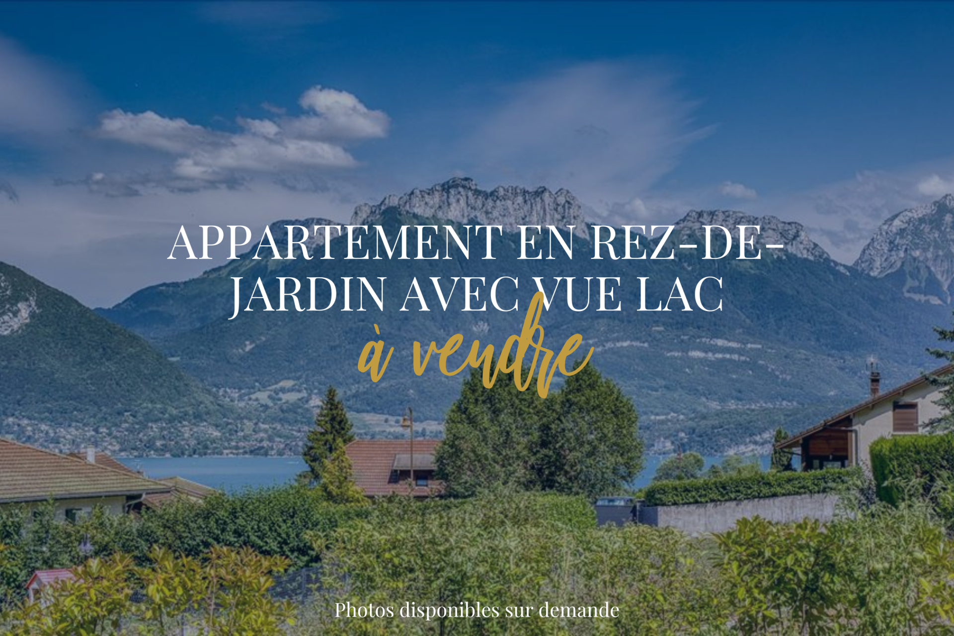 appartement 5 Pièces en vente sur SEVRIER (74320)