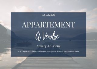 apartment 3 Rooms for sale on ANNECY LE VIEUX (74940)