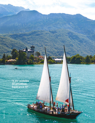 Espérance III, an exceptional boat on lake Annecy